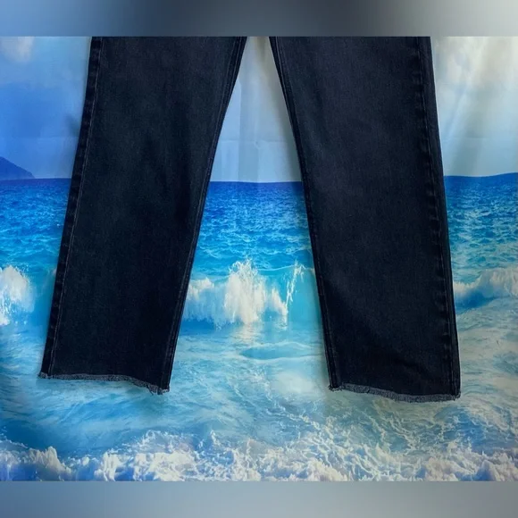 Frank & Eileen MONAGHAN Mom Jean Italian Vintage Denim Size: 28 Black Wash - Picture 8 of 16